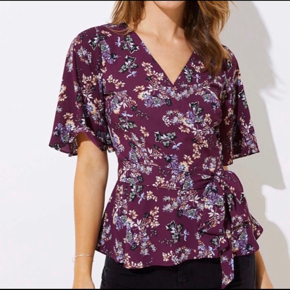 LOFT Floral Bloom Top